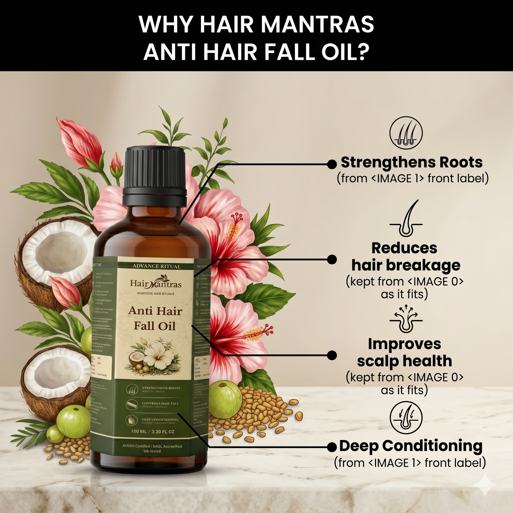Advanced Anti Hair Fall & Hair Growth Nourishing Oil