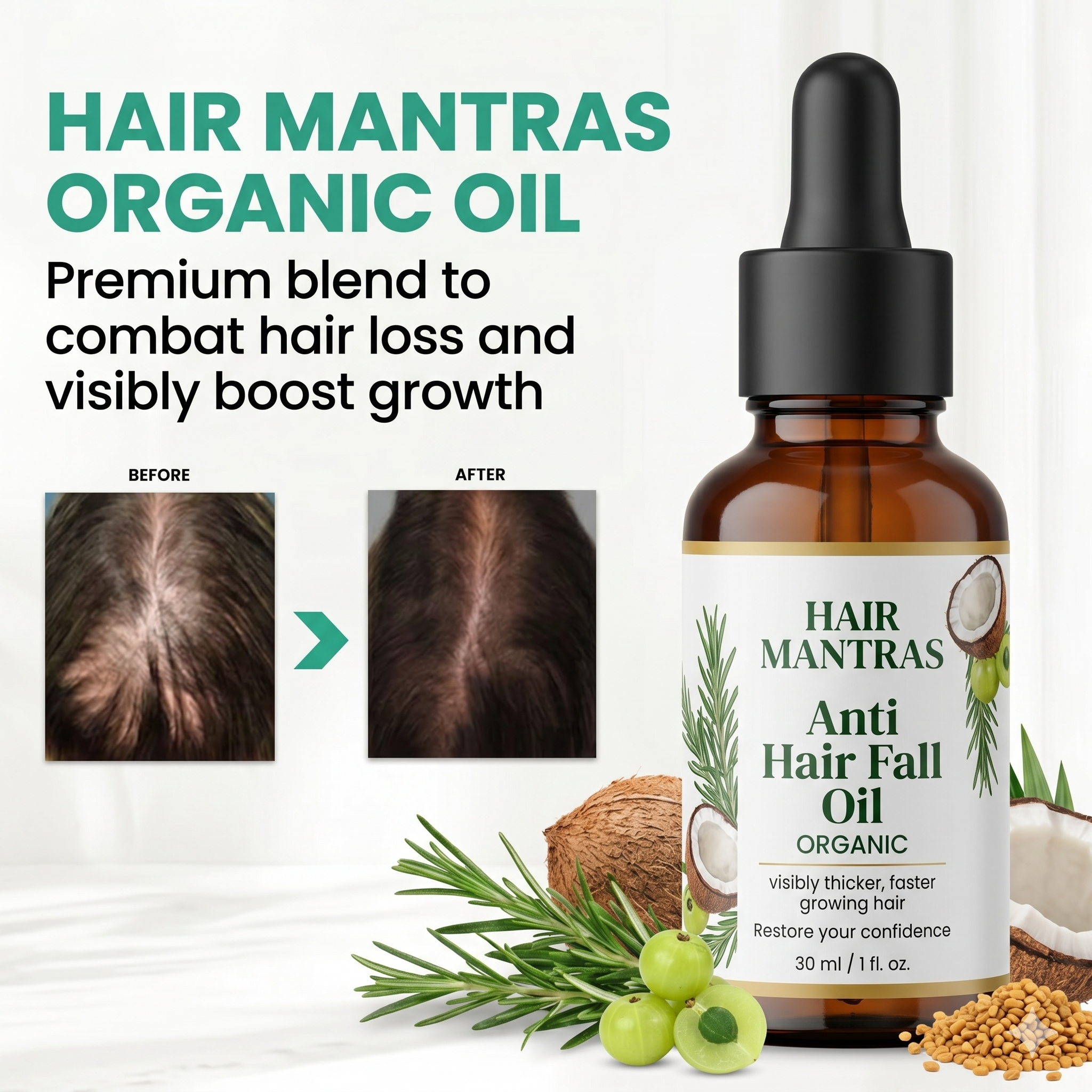 Advanced Anti Hair Fall & Hair Growth Nourishing Oil