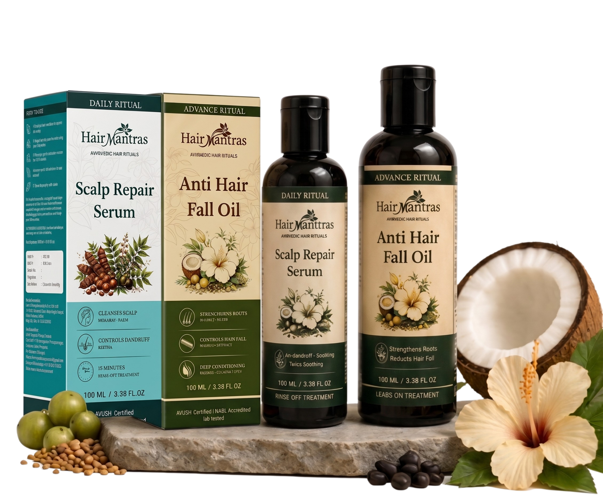 Ritual Combo - Scalp Repair Serum & Anti Hair Fall Oil